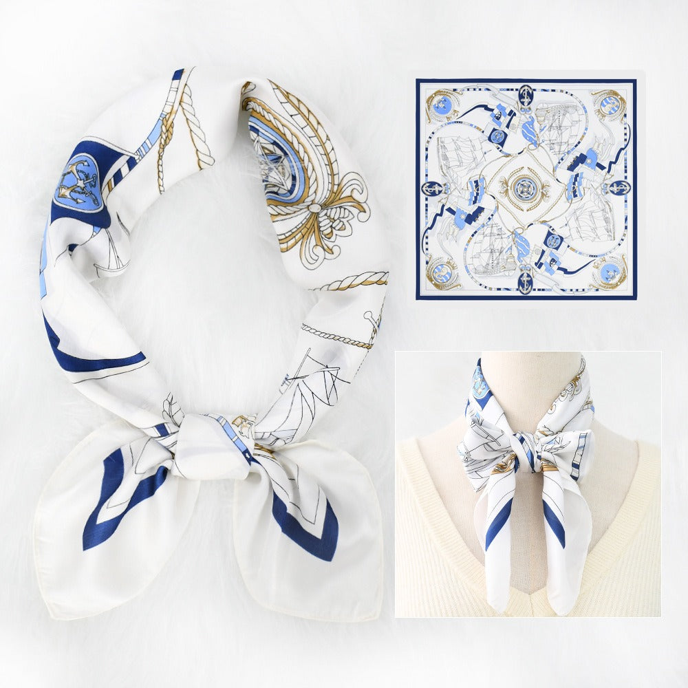 Silk Scarf Women's Sunscreen Beach Imitation Silk Versatile Silk Scarf Neckband - V.I.P Digital Presence