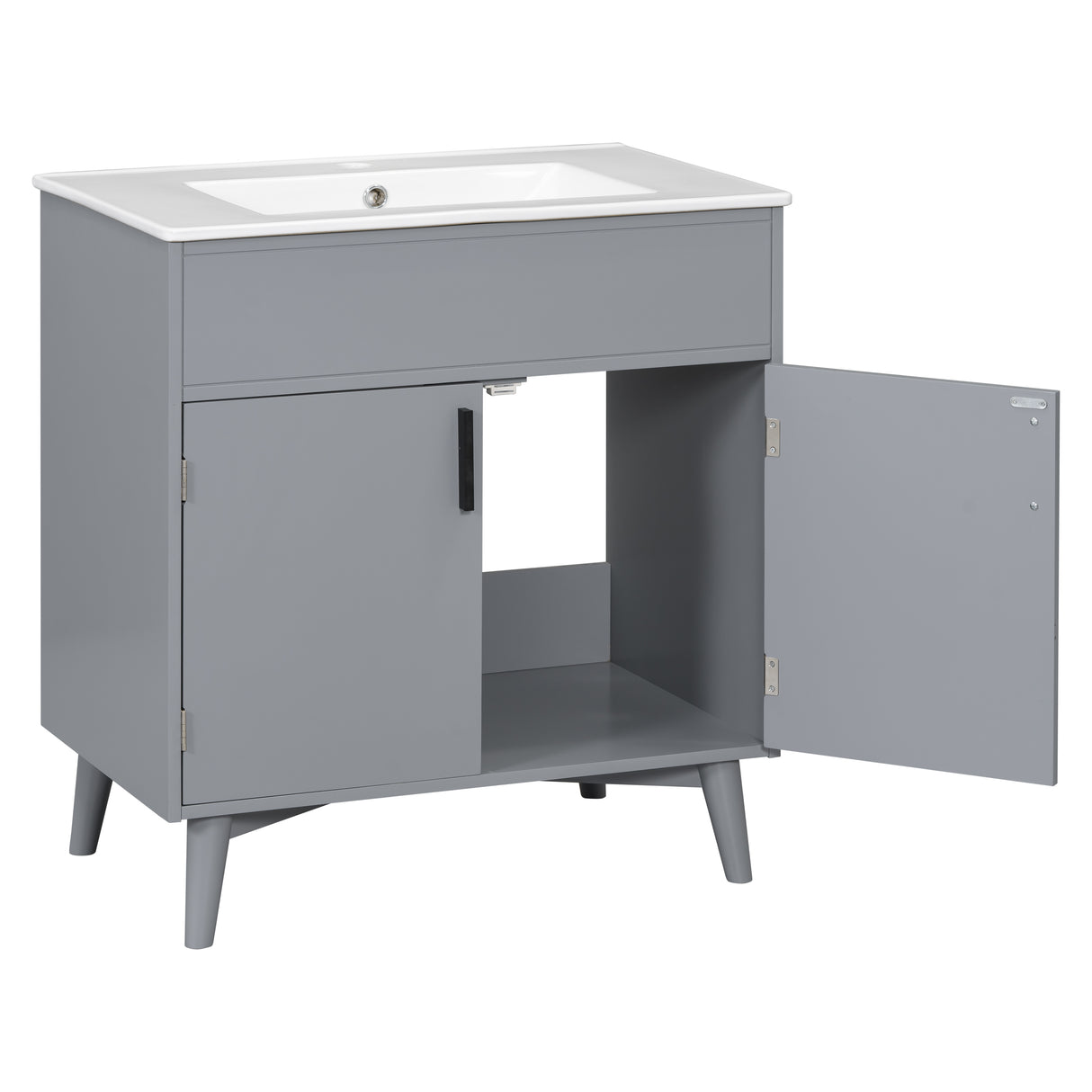 Bathroom vanity Set with Sink, Combo Cabinet, Bathroom Storage Cabinet - V.I.P Digital Presence
