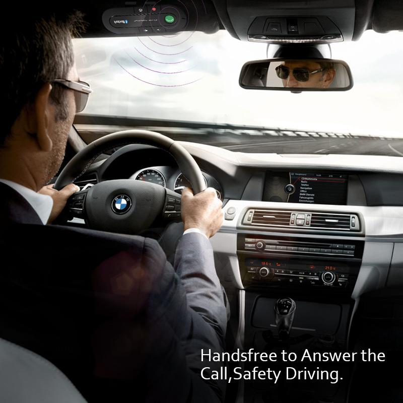 ANLUD Wireless Bluetooth Handsfree Car Kit Multipoint Speakerphone MP3 Music Player Sun Visor - V.I.P Digital Presence