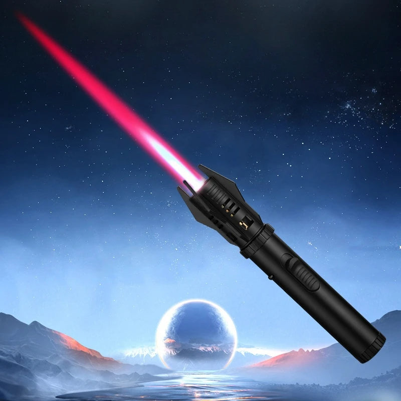 Planet Lightsaber Butane Gas Lighter 360° Use Metal Outdoor Windproof Turbine Torch Jet Lighter Gun BBQ Welding Cigar Tool - V.I.P Digital Presence
