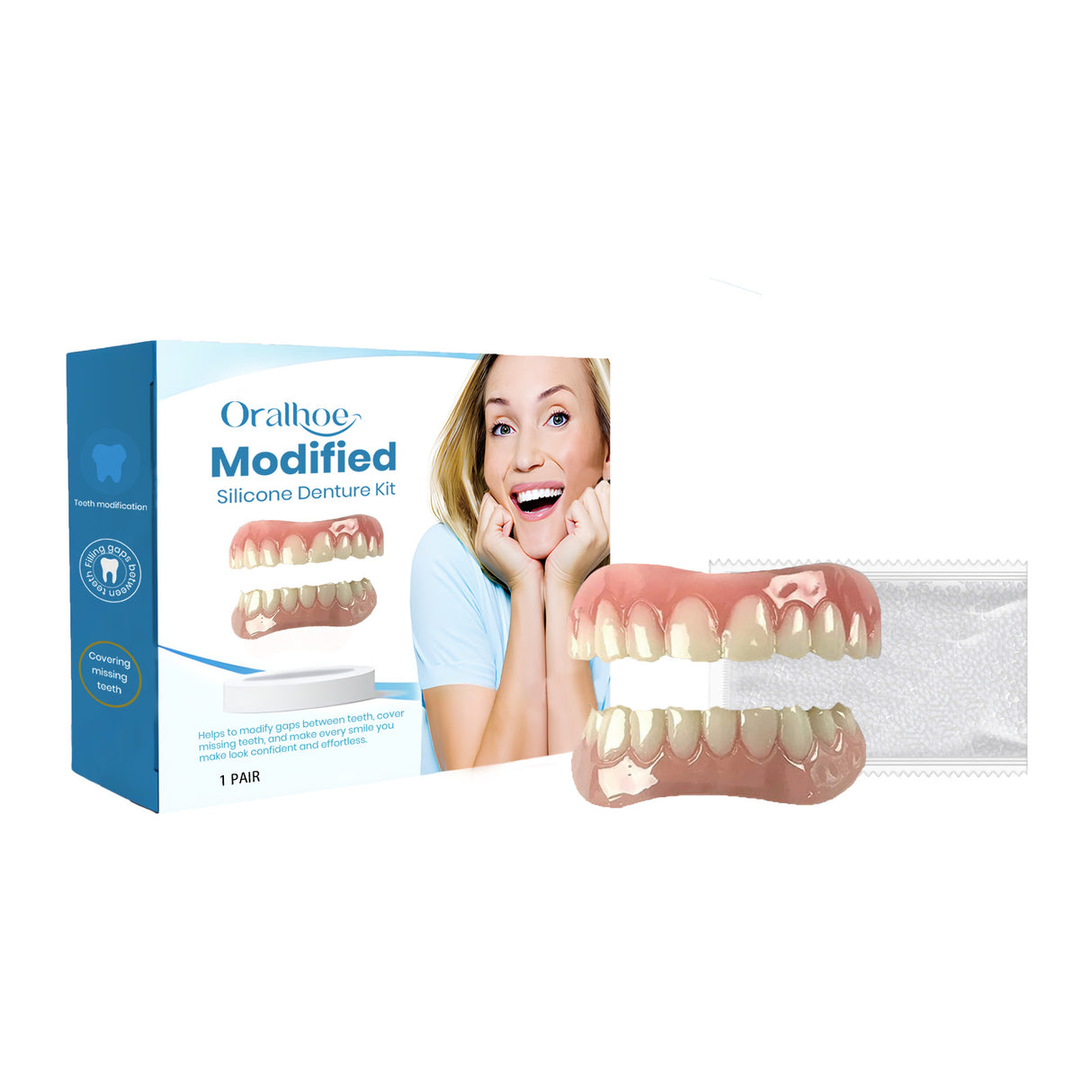 Modified Teeth Dentures American Dentures Modified Teeth Interdental Orthodontic Dentures - V.I.P Digital Presence