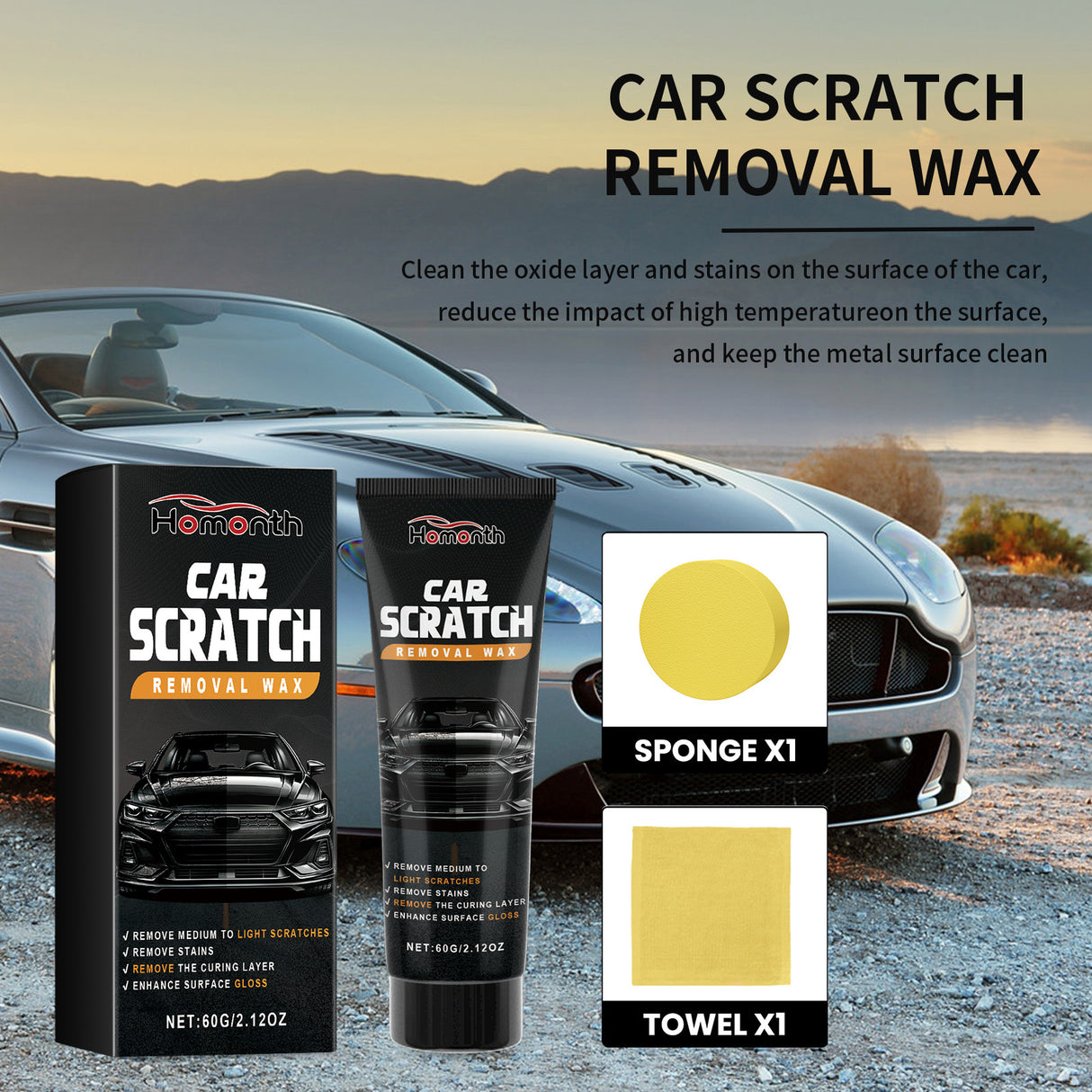 Car Scratch Removal Wax, Automotive Finish Coating Polishing Retreading Scratches Repair - V.I.P Digital Presence