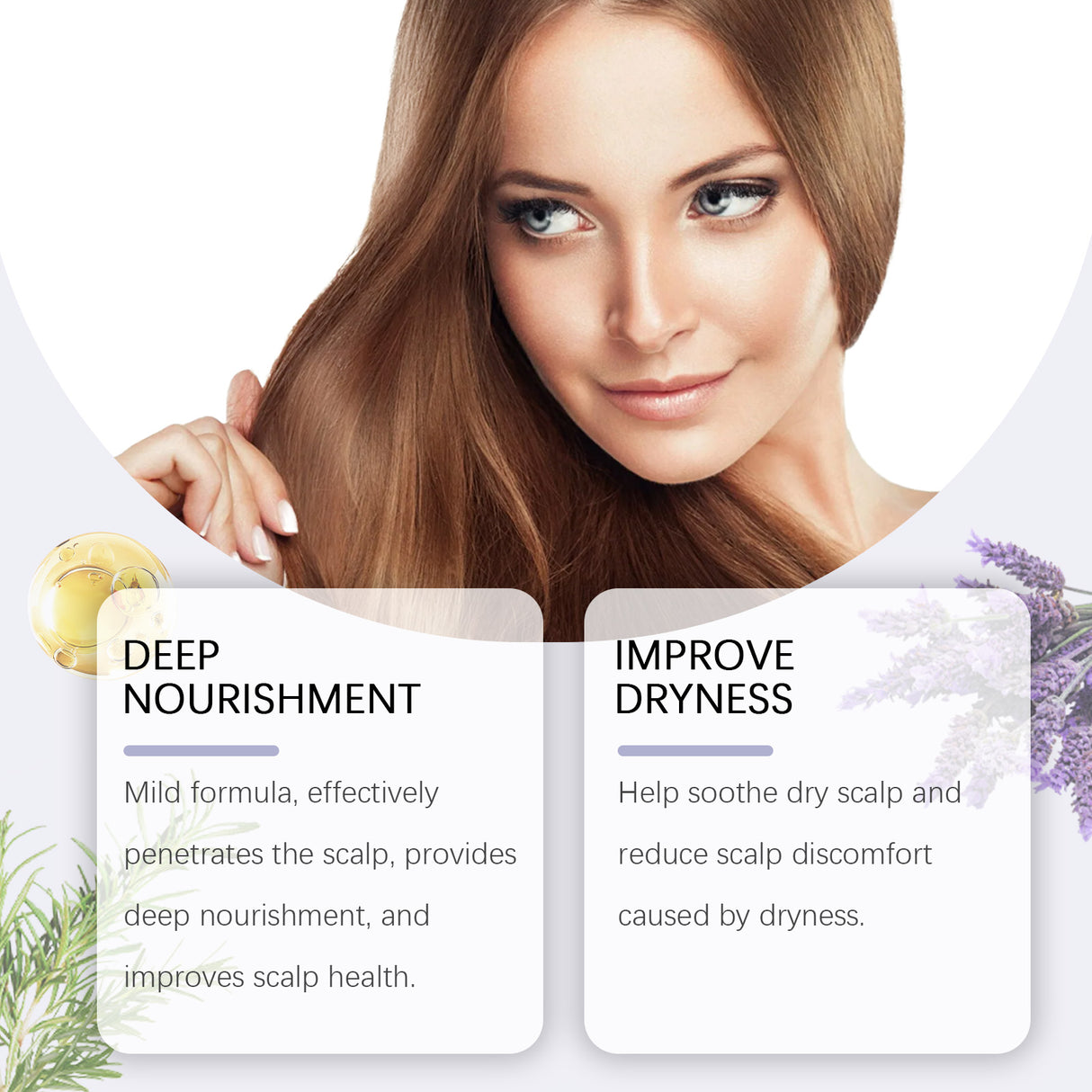 Plant Extract Blend Hair Care Essential Oil Nourishes Scalp, Shampooing, Nourishing Hair, Moisturizing And Smoothing Hair Care Essence - V.I.P Digital Presence