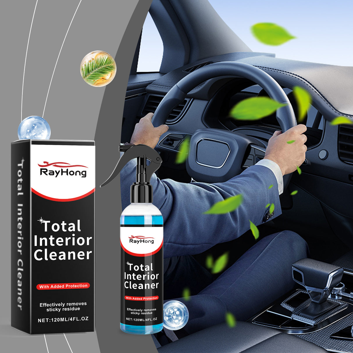 Car Interior Cleaner, Interior Cleaning Refurbished Leather Fabric Plastic Cleaner - V.I.P Digital Presence