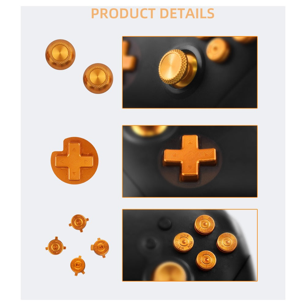 Suitable for replacing Nintendo Switch Pro controller button accessories with metal buttons on Nintendo controllers - V.I.P Digital Presence