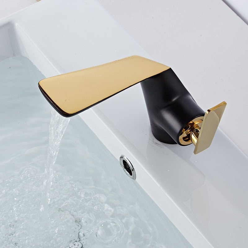 All copper bathroom hot and cold faucets creative washbasin under the sink - V.I.P Digital Presence