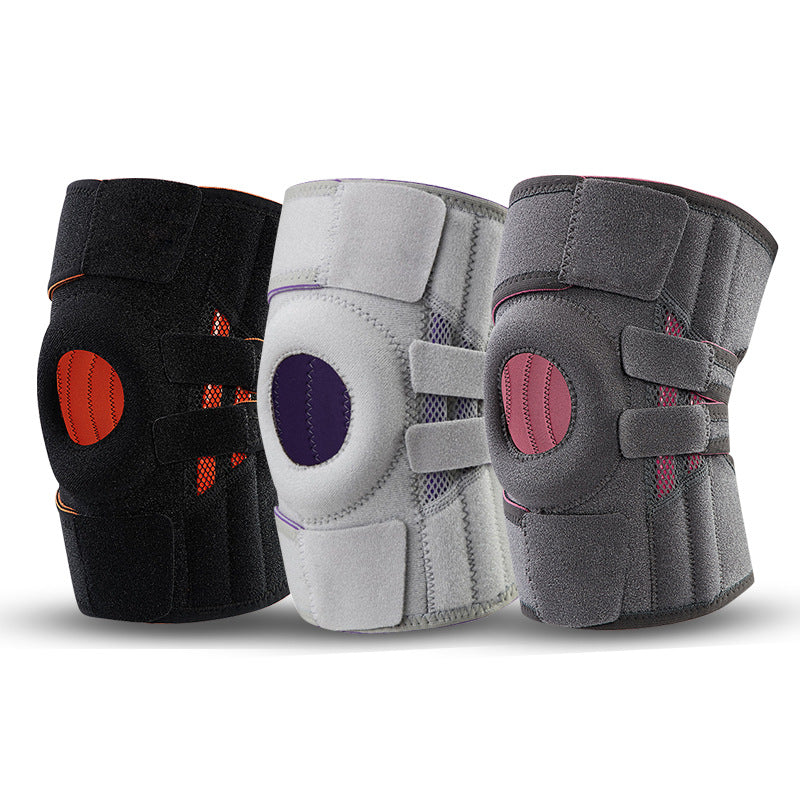 Meniscus Sports Knee Protector Silicone Shock Absorber Stability Patella Knee Protector Support Strip Velcro Adjustable - V.I.P Digital Presence