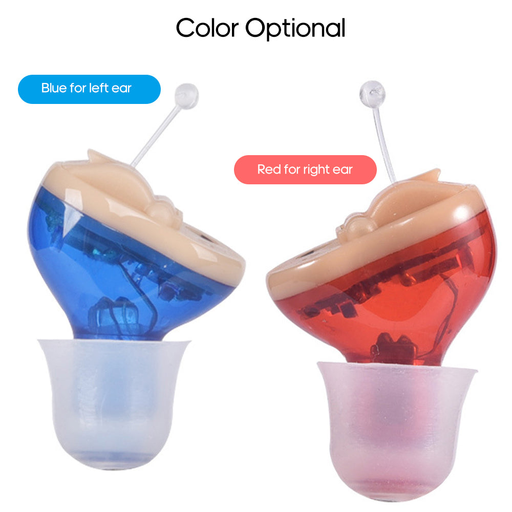 Mini Hearing Aid Adjustable Ear Hearing Assistant Helper Invisible Sound Amplifier Volume for Deaf Elderly Rechargeable - V.I.P Digital Presence