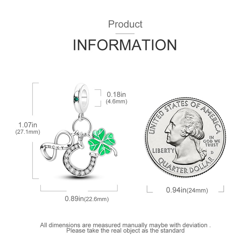 Niche jewelry handmade copper plated clover DIY jewelry accessories - V.I.P Digital Presence