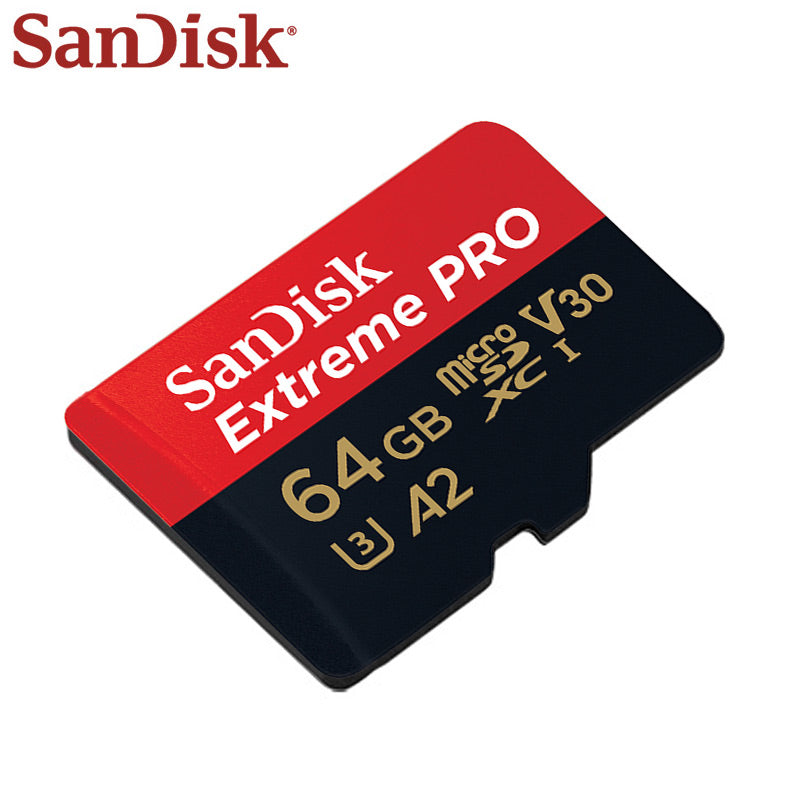 Original Sandisk Extreme Pro Micro SD Card up to 170MB/s A2 V30 U3 64GB 128GB Sandisk TF Card Memory Card With SD Adapter - V.I.P Digital Presence