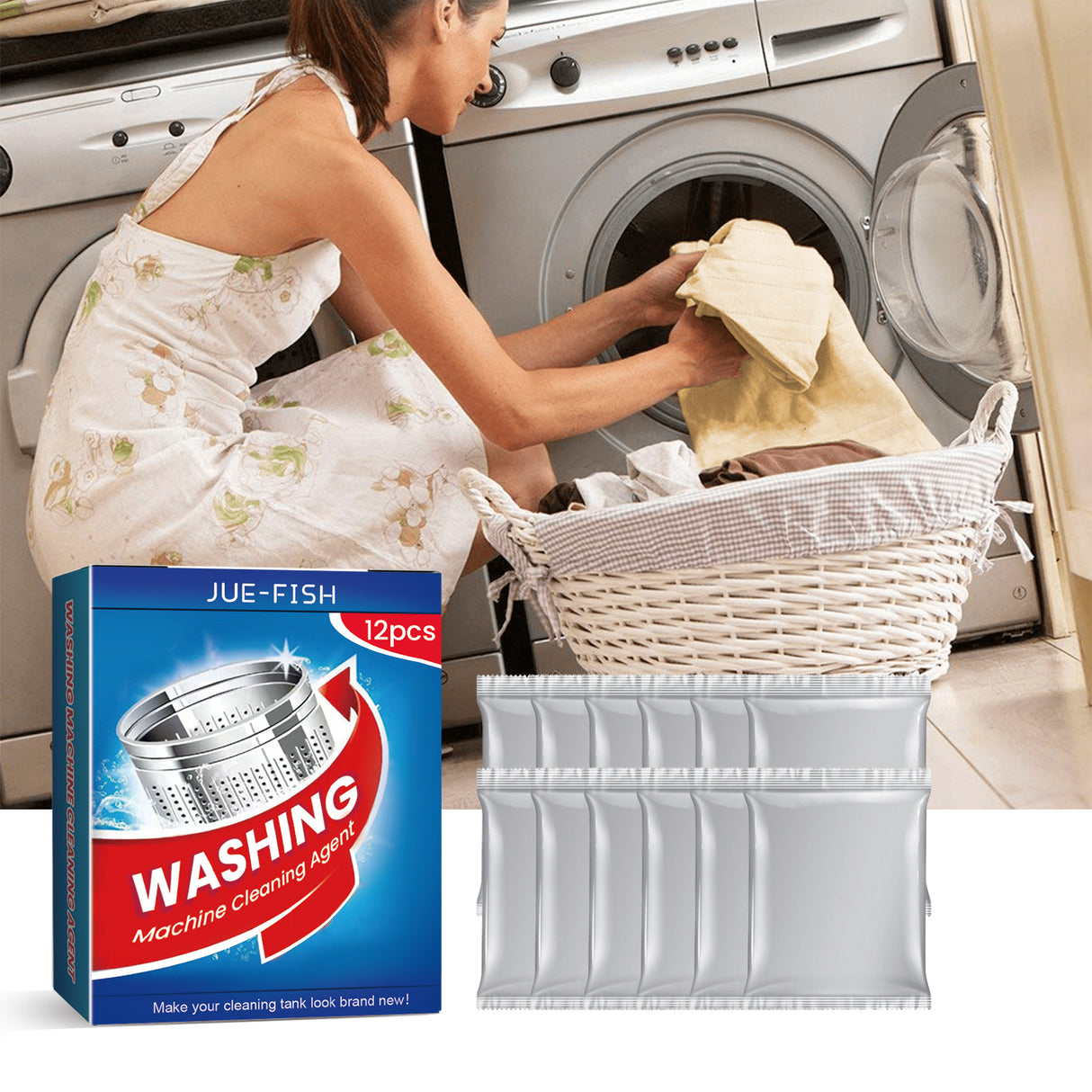 Washing Machine Cleaner, Washing Machine Tank Automatic Drum Liner Dirt Cleaning Sheet - V.I.P Digital Presence