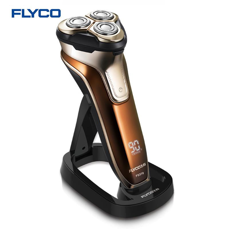 Flyco 3D floating head Rechargeable Portable body washable Electric Shaver Led Light Fast Charge FS379 - V.I.P Digital Presence