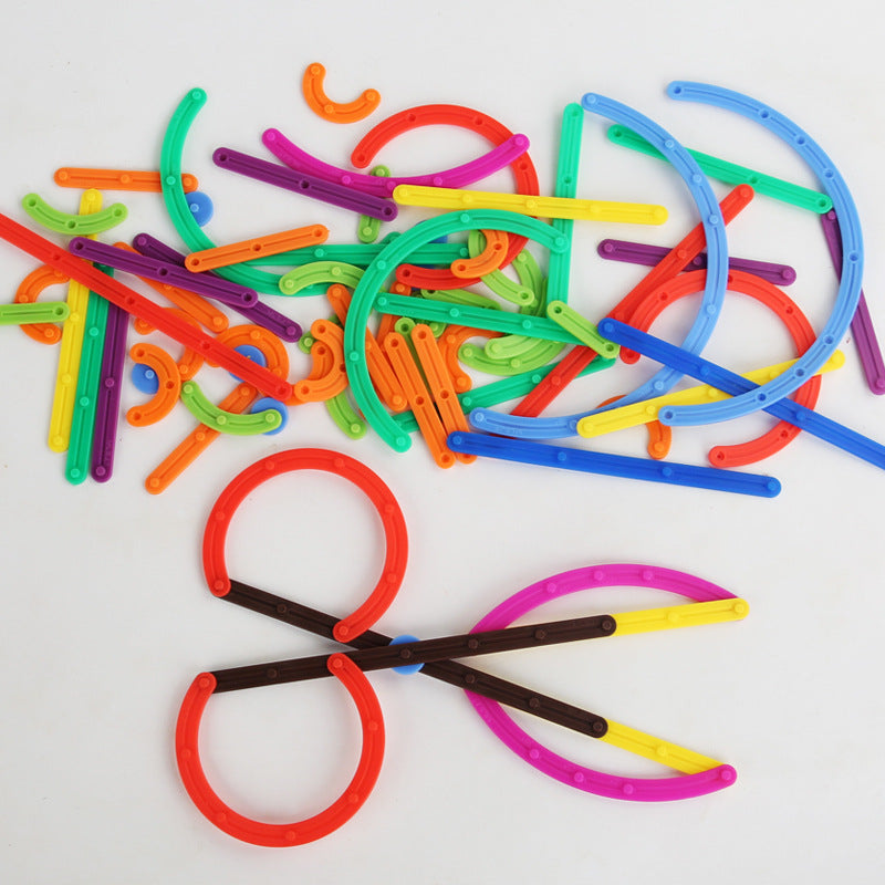 Children's puzzle puzzle puzzle DIY versatile and creative building block set puzzle toys