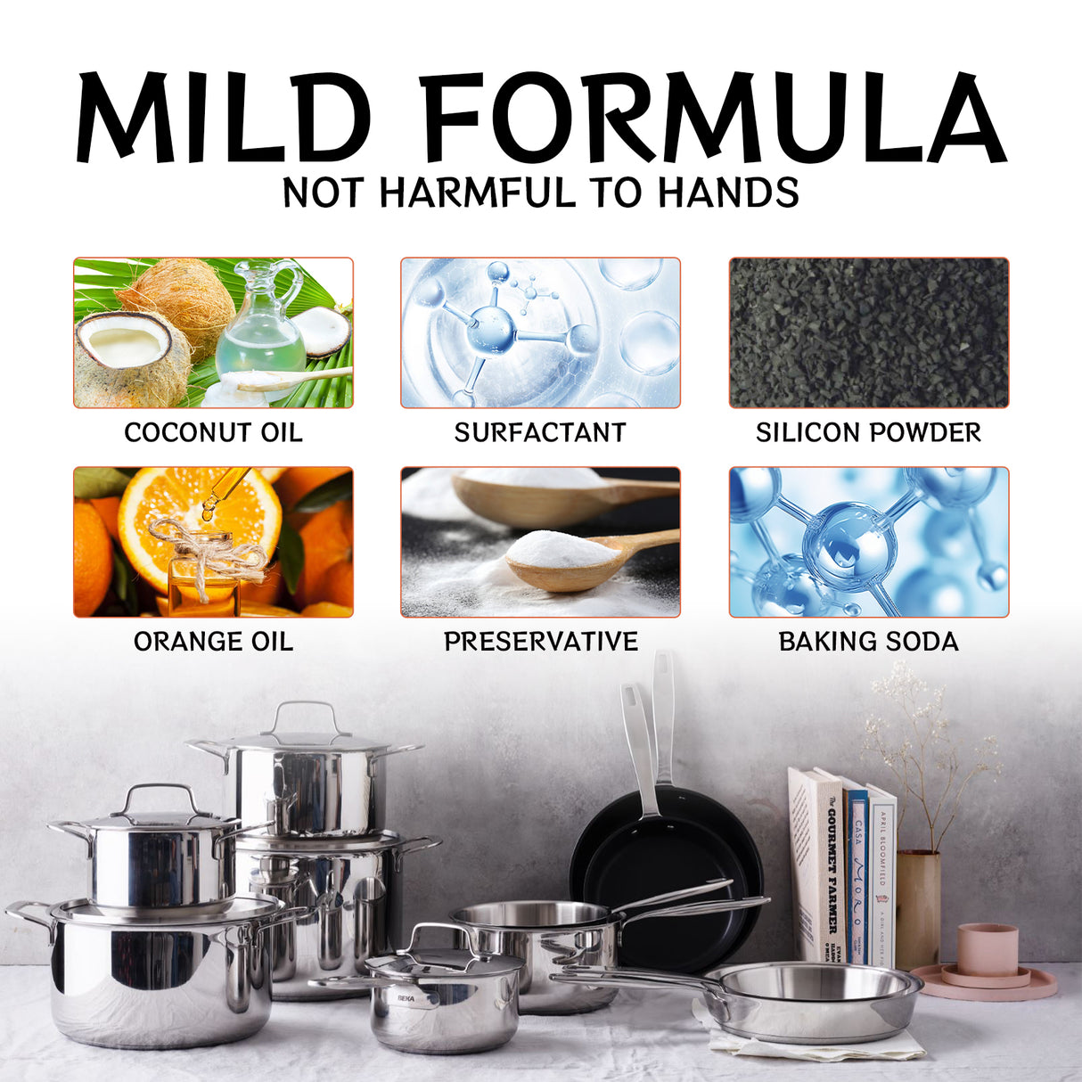 Cookware Cleaner, Kitchen Faucet To Remove Dirt And Water Stains Stainless Steel Rust Cleaning Agent - V.I.P Digital Presence