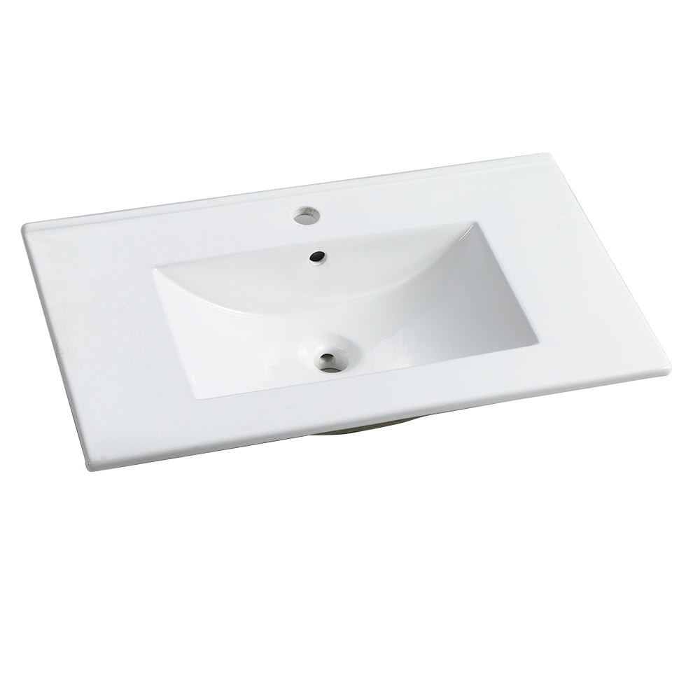 30" Bathroom Vanity Ceramic Top-BL9075B - V.I.P Digital Presence