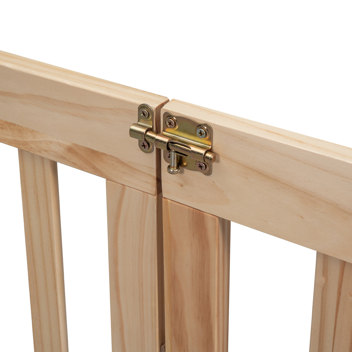 Full House-Shaped Headboard Floor Bed with Fence Natural - V.I.P Digital Presence