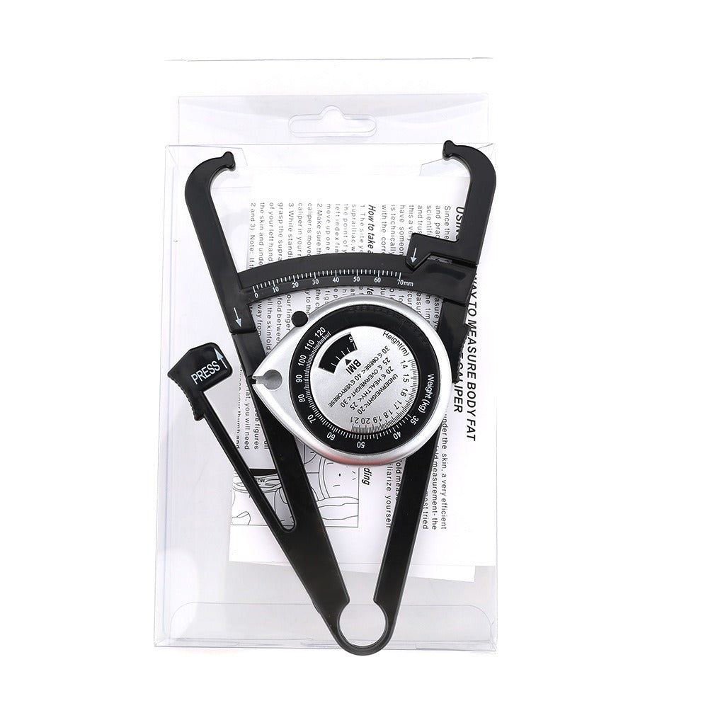 Body Fat Caliper and Measuring Tape for Body Skin fold Calipers and Body Fat Tape Measure Tool - V.I.P Digital Presence