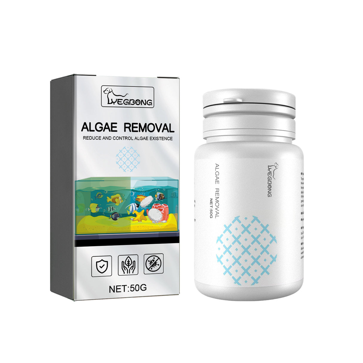 Algae Removal, Aquarium Cleaning Agent Algae Removal Moss Fish Tank Moss Removal Agent Algae Removal From Green Water - V.I.P Digital Presence