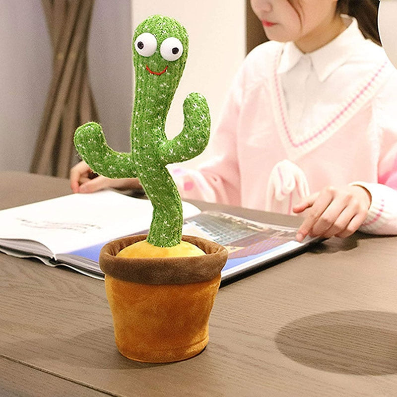 Dancing Cactus Electron Plush Toy Soft Plush Doll Babies Cactus That Can Sing And Dance Voice Interactive Bled Stark Toy For Kid - V.I.P Digital Presence