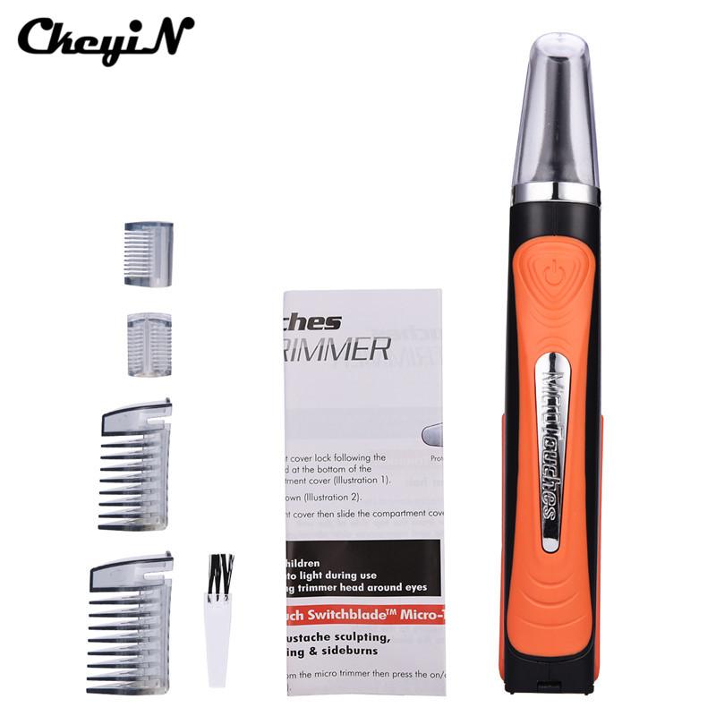 Micro Trimer Hair Cutter Clipper For Men Ear Sideburns Eyebrow with 4 Combs Cleaner Machine Styling Kit - V.I.P Digital Presence