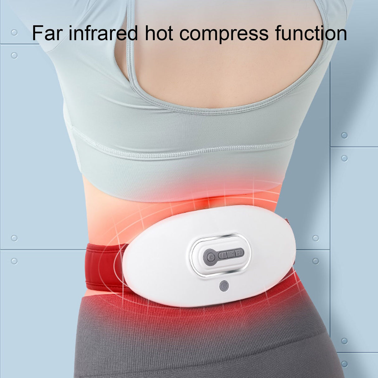 EMS Waist Massager Heating Pad for Back Pain Heat Belly Wrap Belt with 5 Modes Auto Shut Off for Lumbar Abdominal Leg Cramps - V.I.P Digital Presence