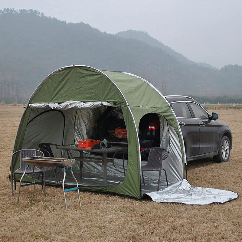 Outdoor car - trunk rear tent with canopy, sun - resistant camping equipment - V.I.P Digital Presence