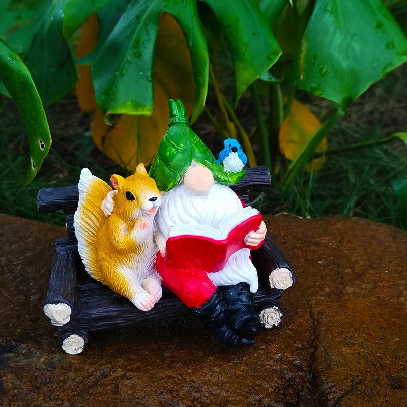 Outdoor Squirrel Elf Reading Hanger - V.I.P Digital Presence