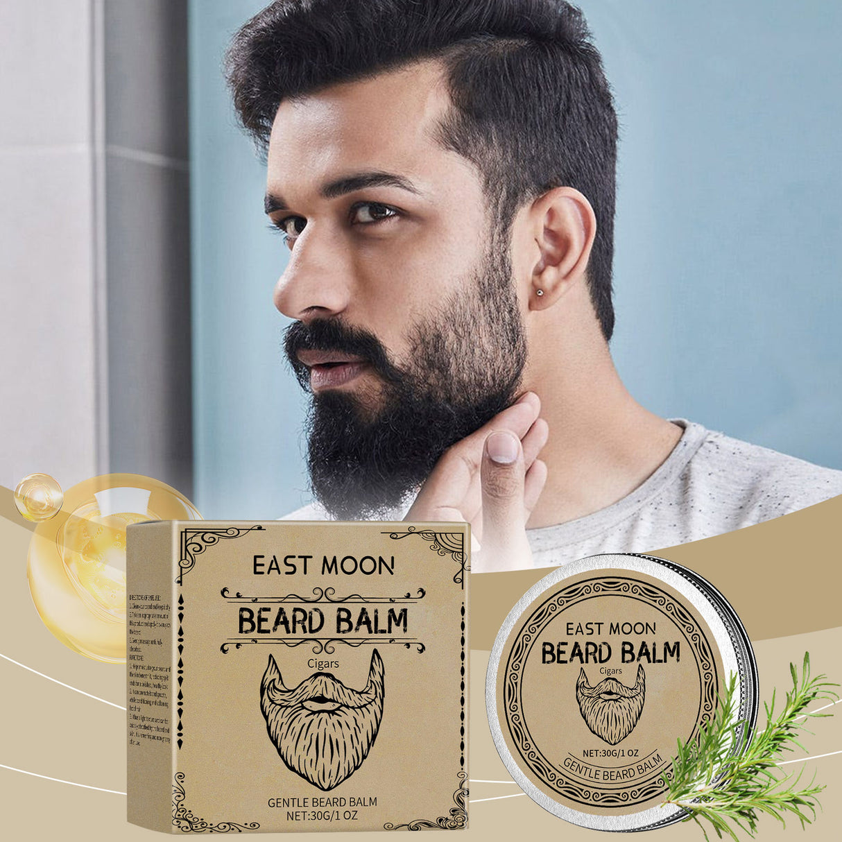 Cigar Beard Care Wax Natural Gloss Care Each Beard Hair Must Display Mature Charm - V.I.P Digital Presence