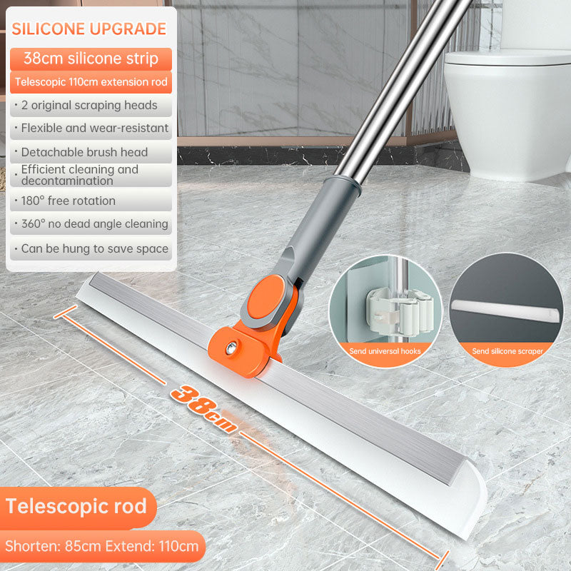 Magic Broom, Water Scraper, Mop, Bathroom Floor Scraper, Household Bathroom Floor Scraper, Wet and Dry Dual Purpose Broom - V.I.P Digital Presence