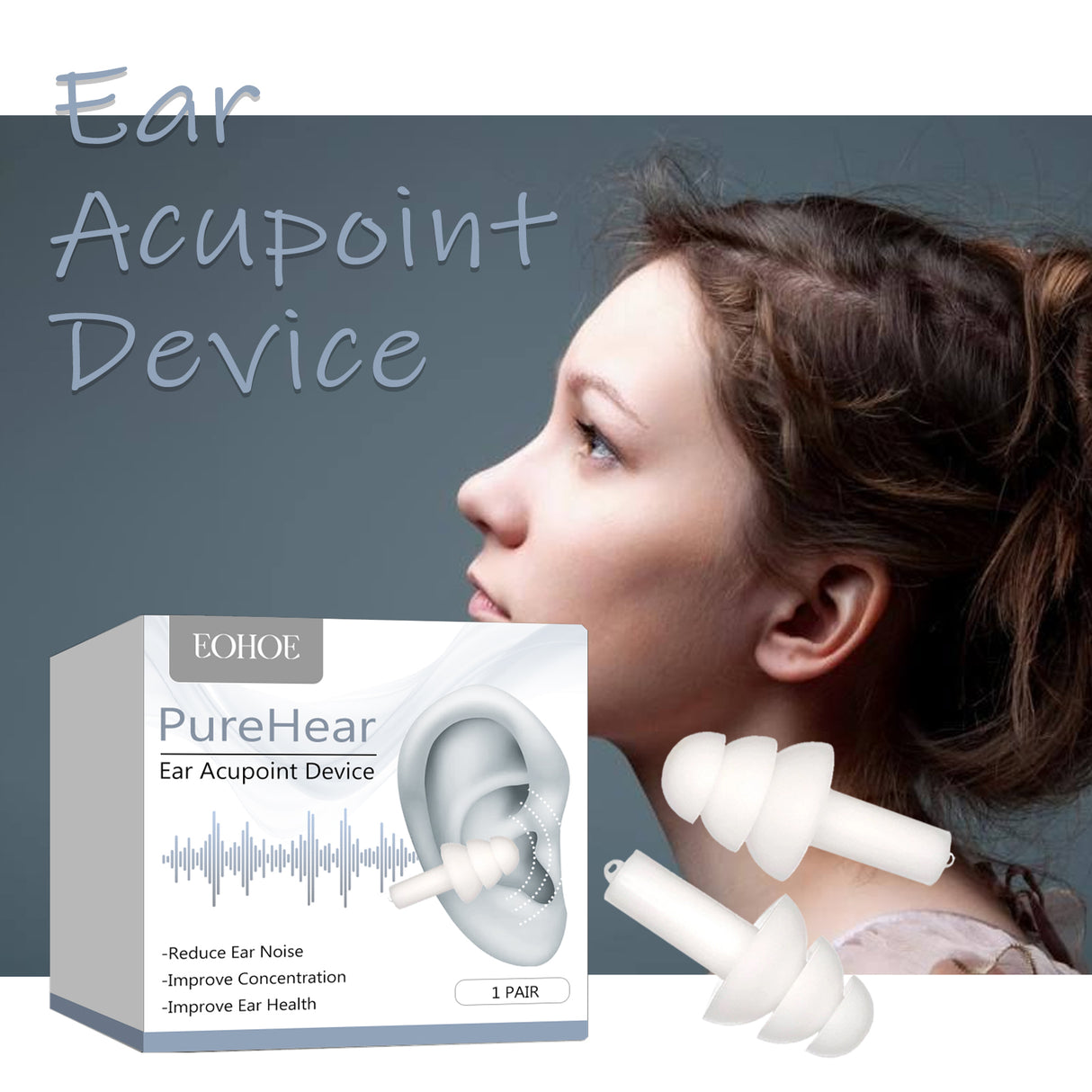 PureHear Ear Acupoint Device, Relieve Ear Discomfort Ear Ringing Ear Back Ear Kang Ear Acupoint Care Massage Plug - V.I.P Digital Presence