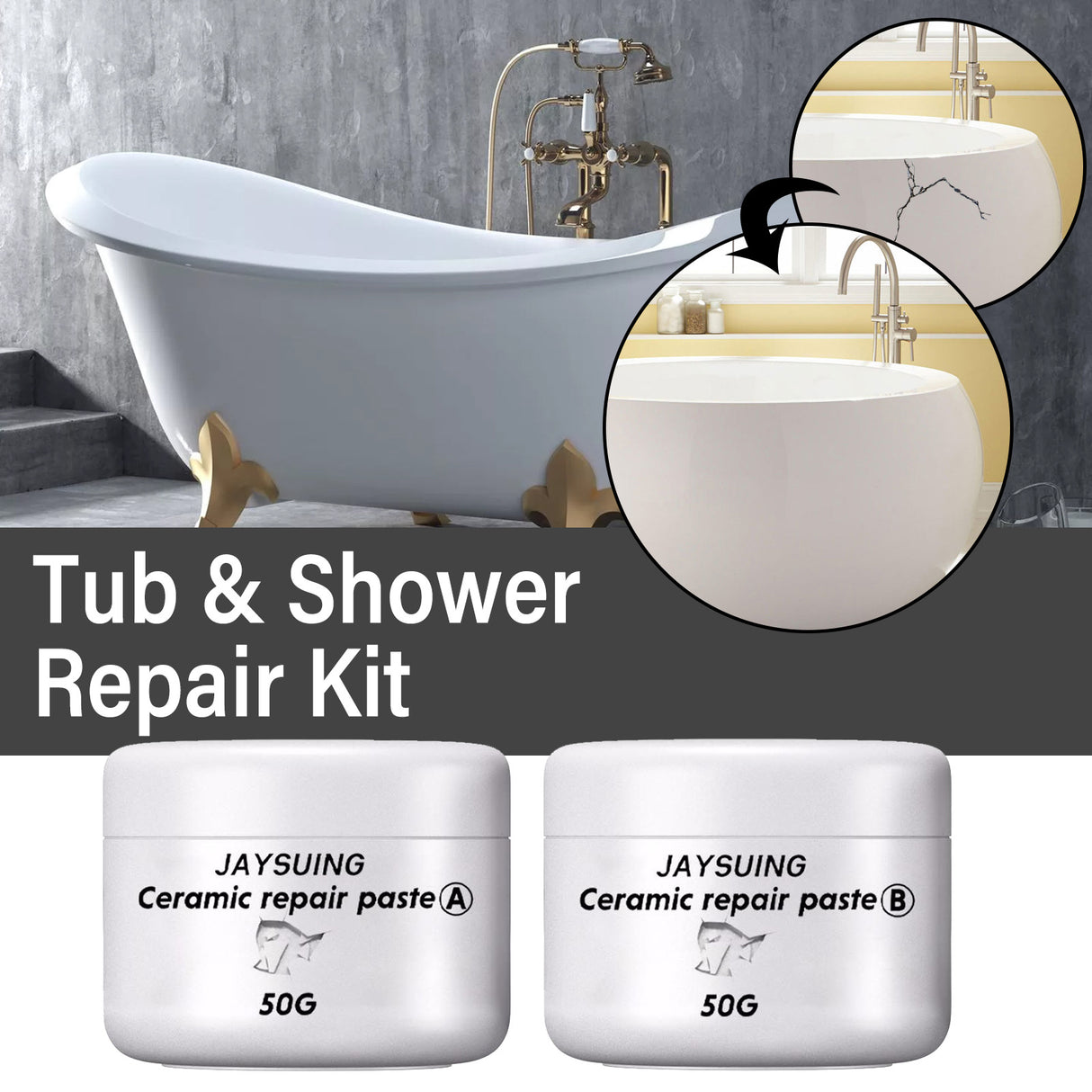 Tile Repair Ceramic Paste Toilet marble Pit glaze repair Ceramic tile adhesive - V.I.P Digital Presence