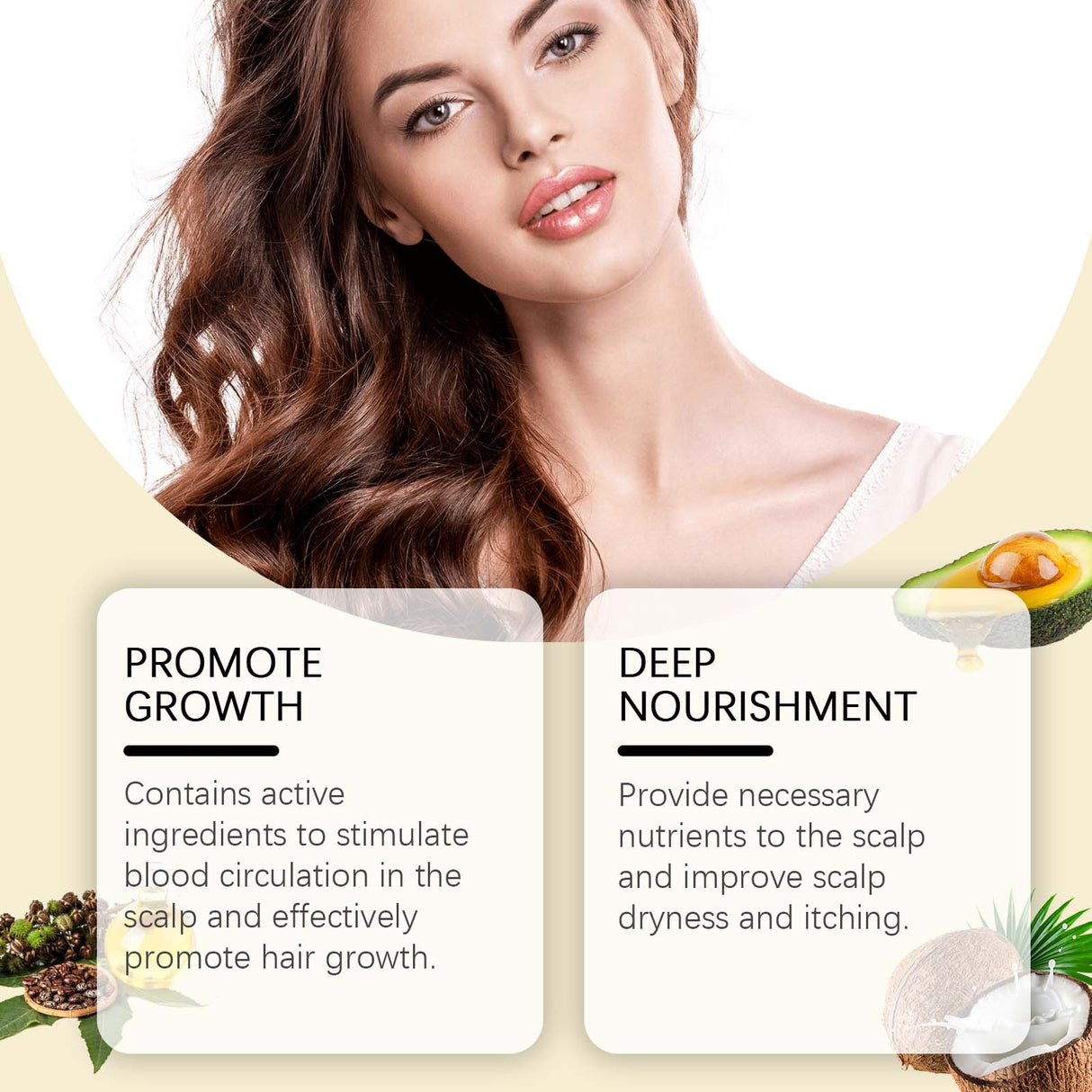 Castor Dense Hair Essential Oil Repair Dry And Damaged Scalp Hair Moist, Hydrating And Smoothing Hair - V.I.P Digital Presence