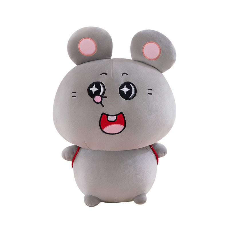 Meiji and Rat Backpack Doll Meiji Mouse Doll Plush Toy Large Cloth Doll Pillow - V.I.P Digital Presence