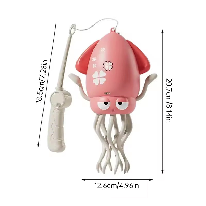 Creative Dancing Squid: auto-sense, obstacle-avoid e-pet with music, lights, rechargeable & interactive gift. - V.I.P Digital Presence