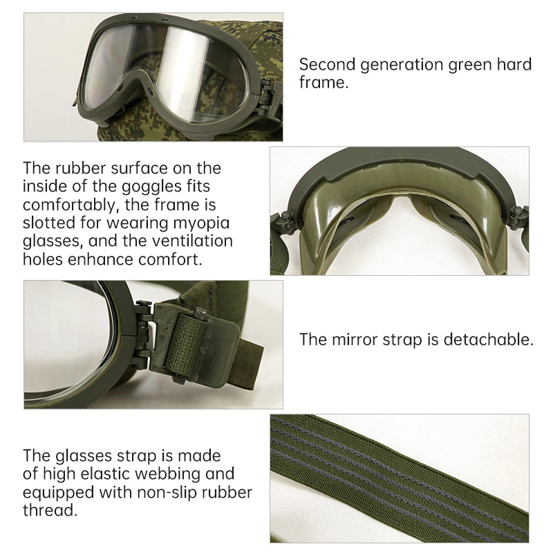 The 6B50 tactical goggles of the Russian military, special forces style, for windproof in outdoor activities. - V.I.P Digital Presence