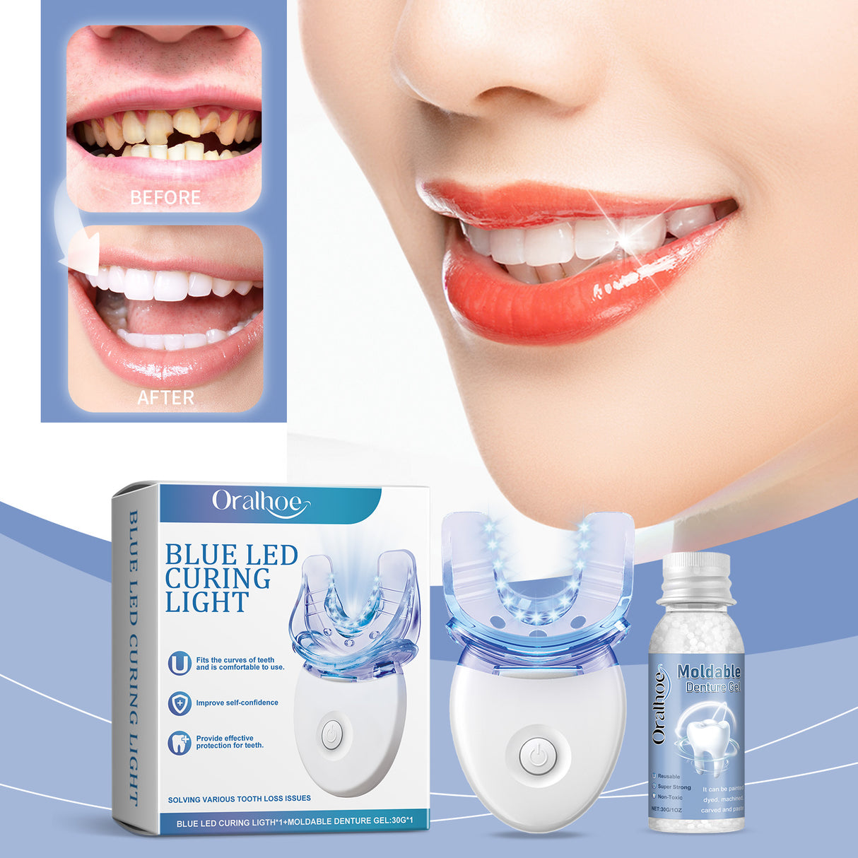 Dental Care Kit Improves Smile Appearance Gentle Comfort Beauty Teeth Shine Teeth Care - V.I.P Digital Presence