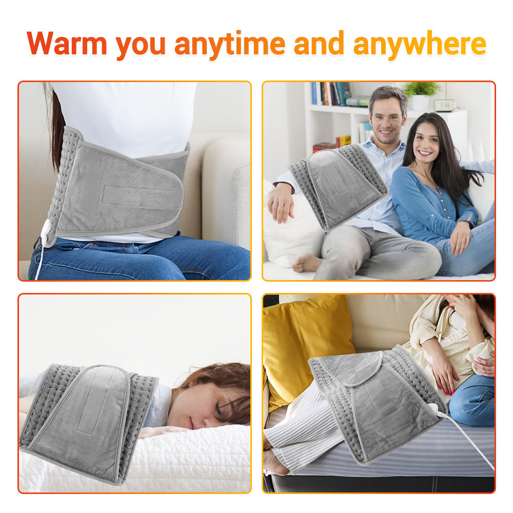 9-speed timed hot compress multifunctional electric blanket household lumbar disc waist protection heating pad waist belt - V.I.P Digital Presence