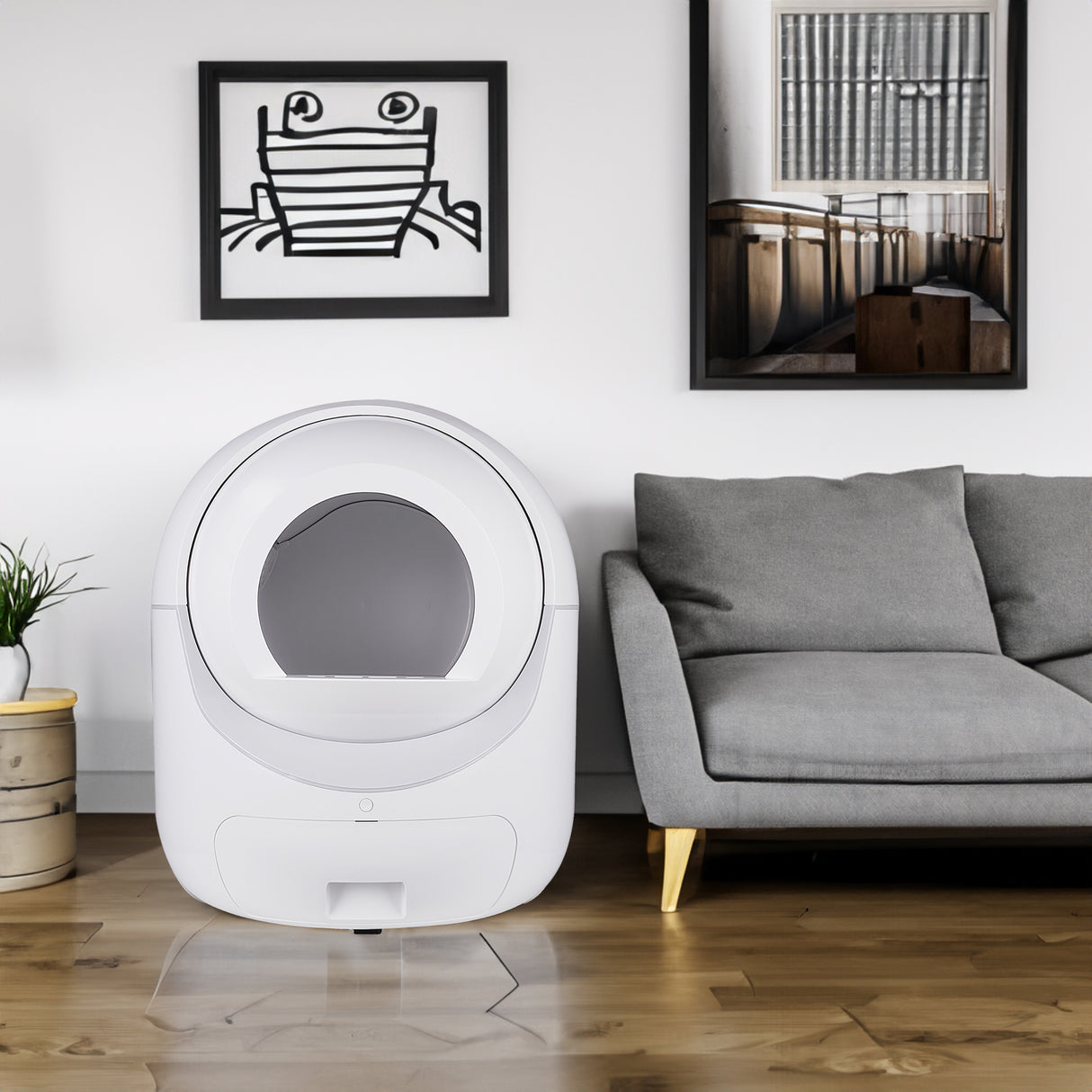Intelligent cat litter box, automatically eliminates odors, application control, supports multiple cats with 5G and 2.4G WiFi - V.I.P Digital Presence