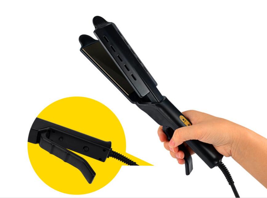 Hair Straightener Four-gear temperature adjustment Ceramic Tourmaline Ionic Flat Iron Hair Straightener For Women Widen panel - V.I.P Digital Presence