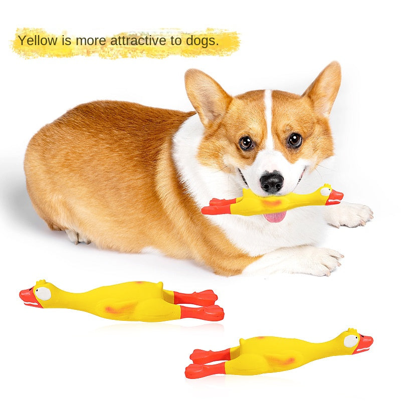 Pet Latex Toy Soft and Durable Latex Squeaky Duck for Small and Medium Dogs - V.I.P Digital Presence