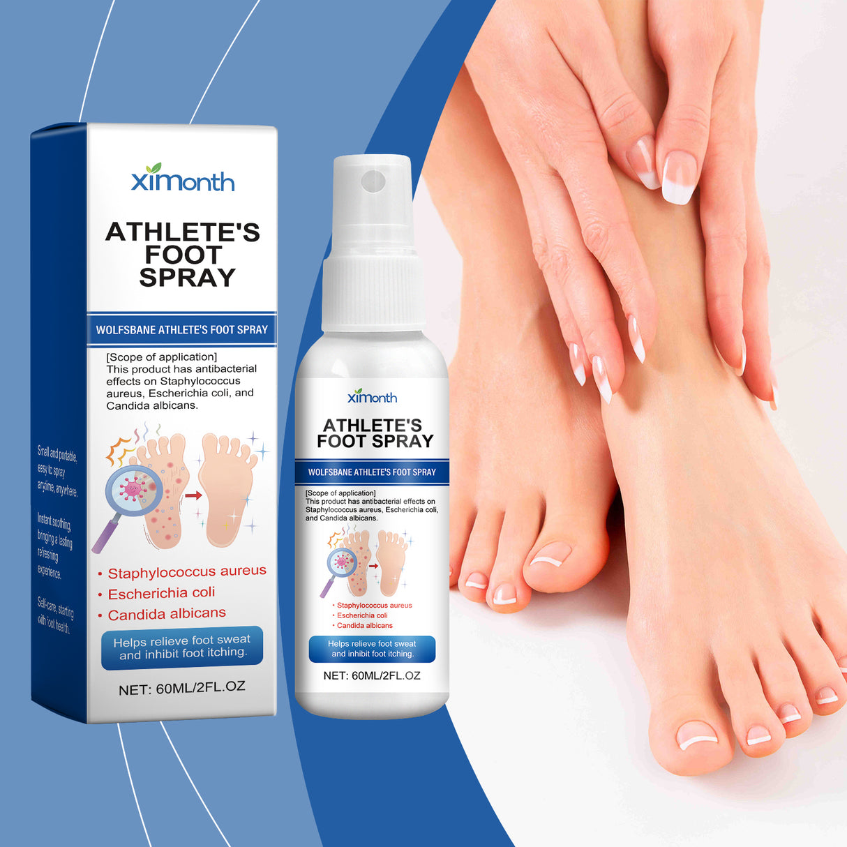 Foot Care Spray Soothing Dry Feet Mild Moisturizing Foot Care Spray - V.I.P Digital Presence