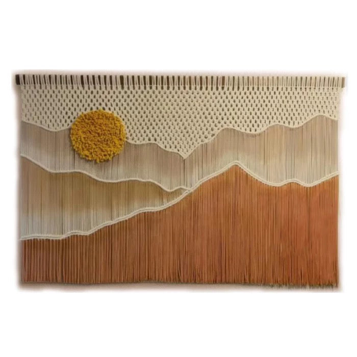 Hand dyed landscape tapestries decorative paintings woven pendants wall carpets - V.I.P Digital Presence