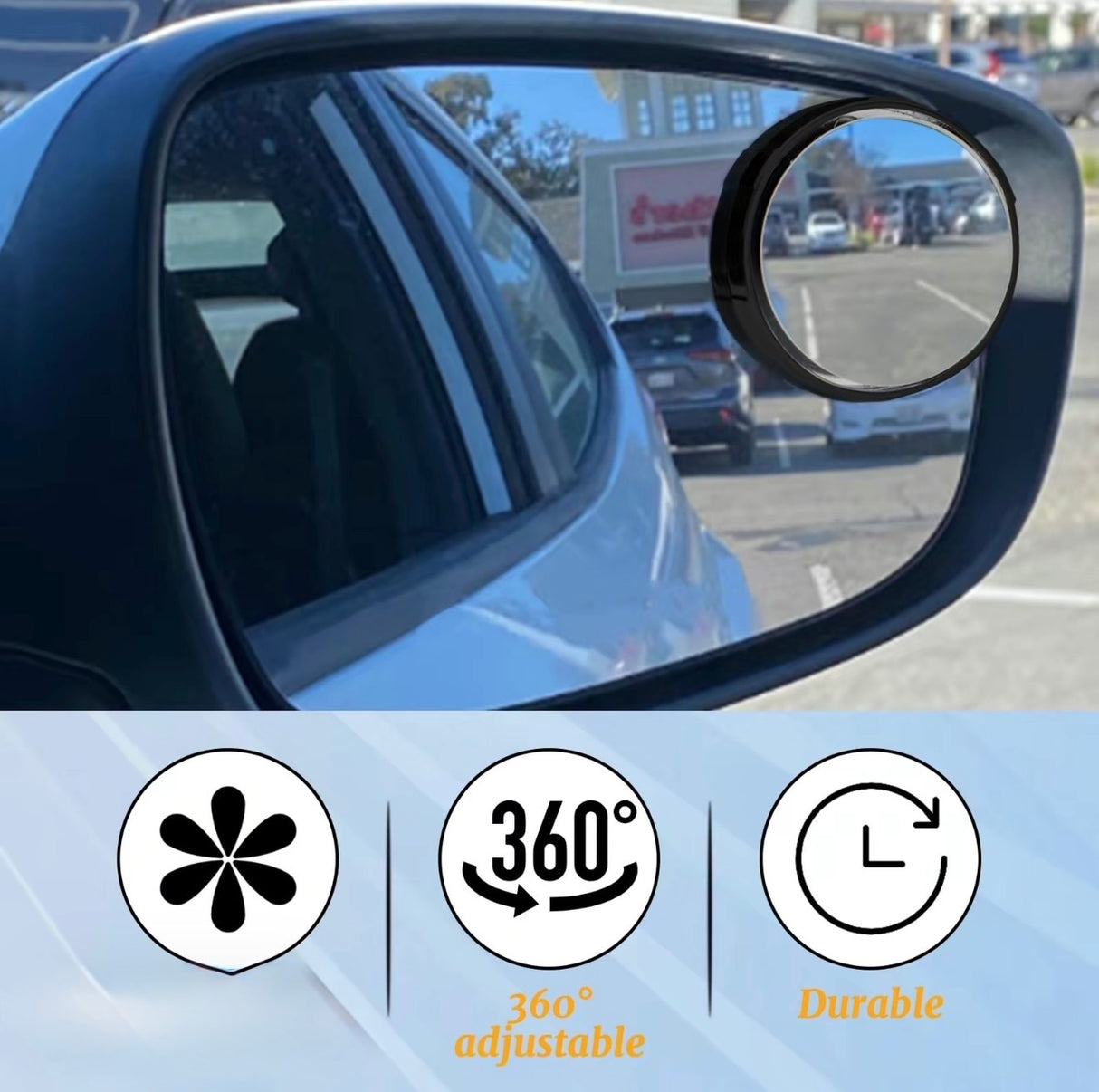 SafeAngle 360 Car Mirror