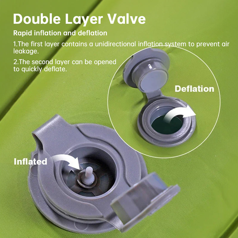 Ultralight Camping Sleeping Pad: Thicken, Self-Inflating with Built-in Pump (Outdoor/Travel) - V.I.P Digital Presence