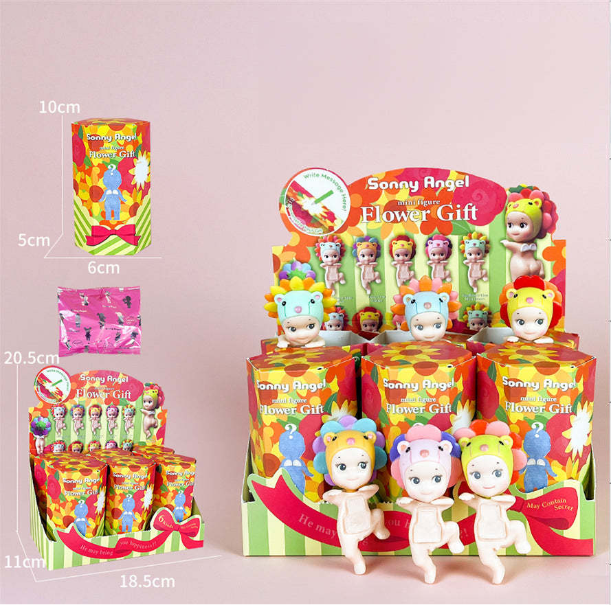 Party Angel Cheek Blind Box Car Ornament Mobile phone Decoration Handmade Anime Doll Finished End Box - V.I.P Digital Presence