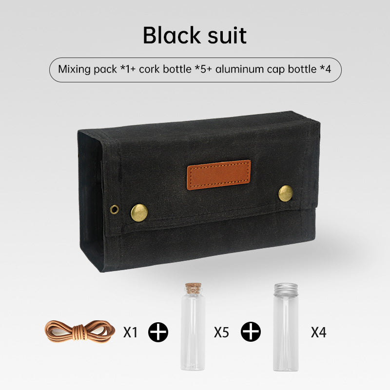 New Canvas Portable Bbq Outdoor Barbecue Seasoning Bottle Seasoning Bag Camping Picnic Seasoning Bottle Set - V.I.P Digital Presence