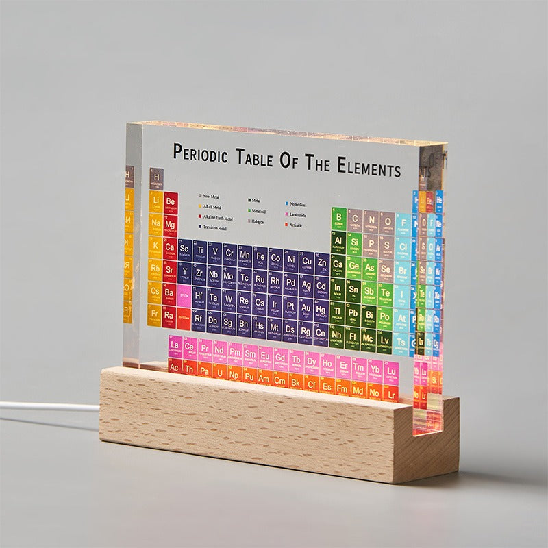 New Periodic Table with Real Elements Inside Remarkable Learning Tool Clear Acrylic Periodic Table with Elements Samples - V.I.P Digital Presence