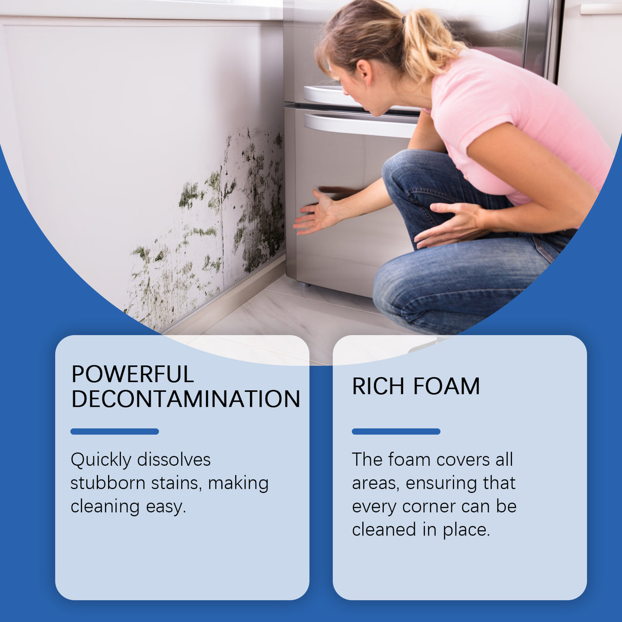 Stain Removal Foam Cleaner, Multi-Purpose Home Cleaner For Moldy Wall Tile - V.I.P Digital Presence