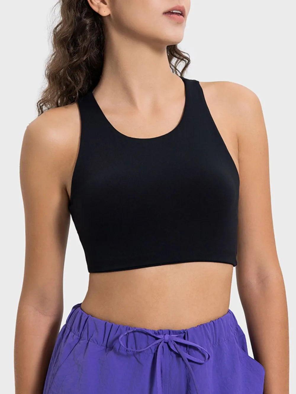 Cutout Round Neck Active Tank - V.I.P Digital Presence