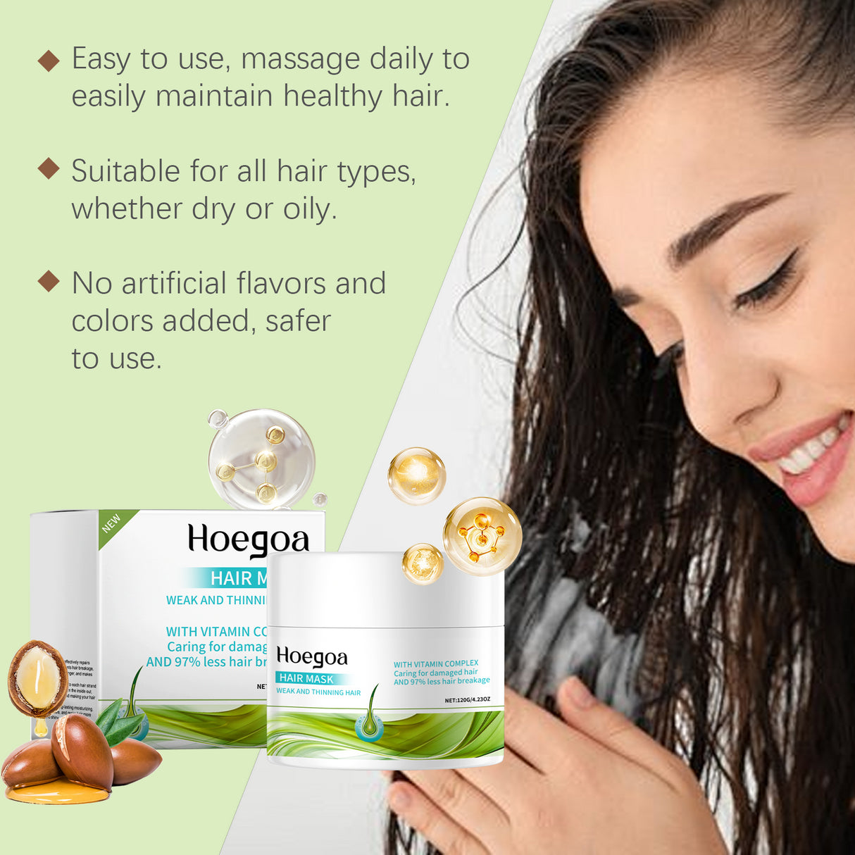 Nourishing Hair Mask Moisturizes And Moisturizes Hair, Fluffy, Soft, And Glossy Hair Mask - V.I.P Digital Presence